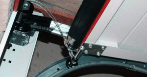 garage door on track