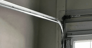 garage door on track