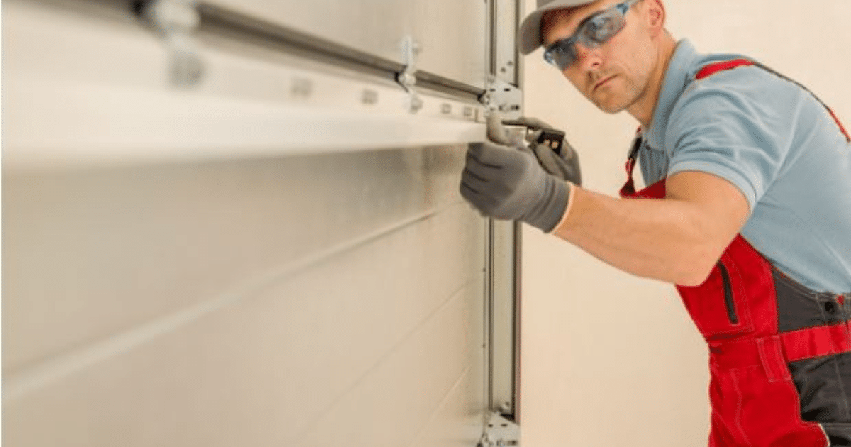how to fix garage door off track