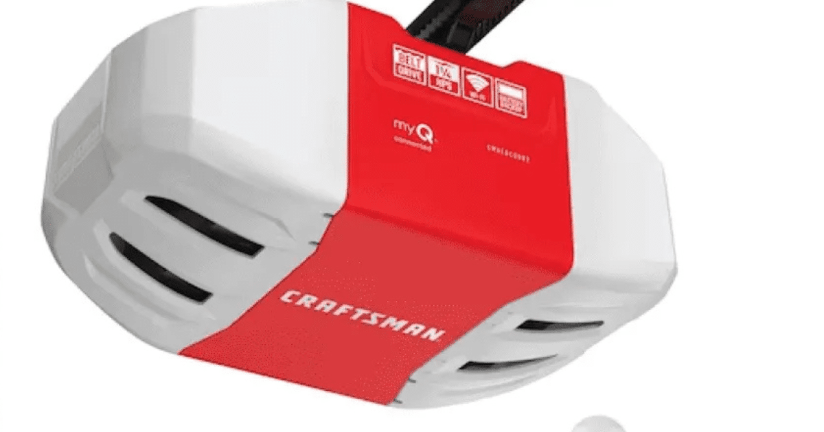 how to reset craftsman garage door opener